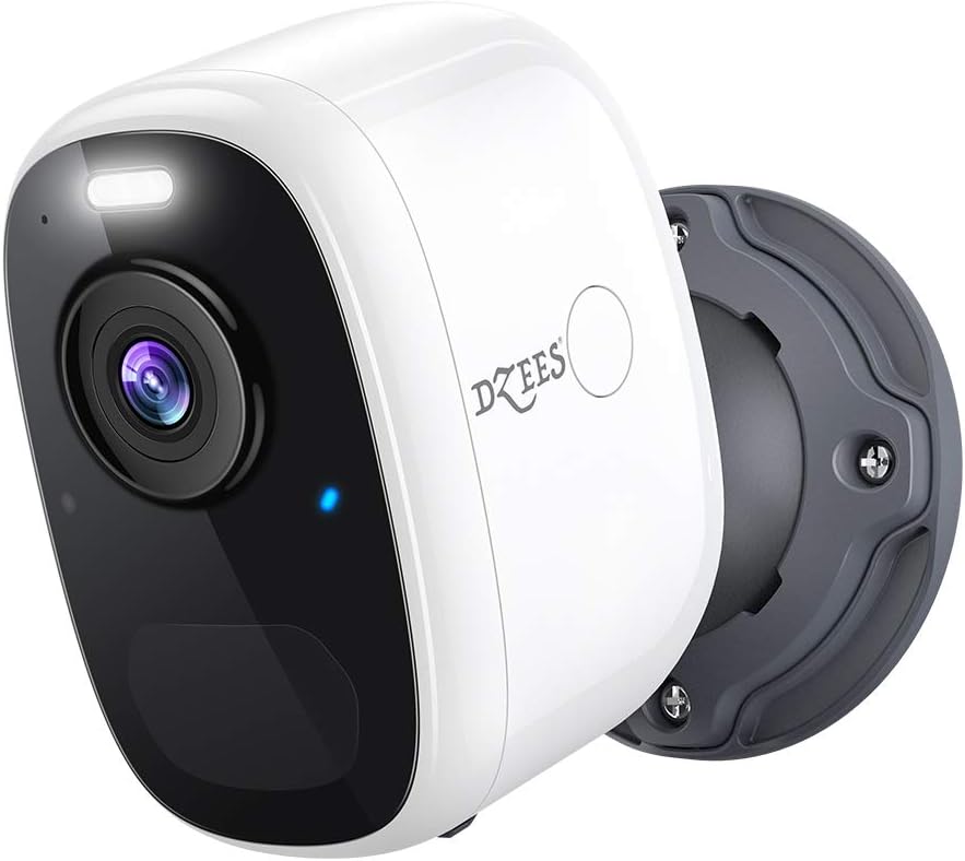 Dzees AI Spotlight Siren Security Camera Outdoor Wireless WiFi, by