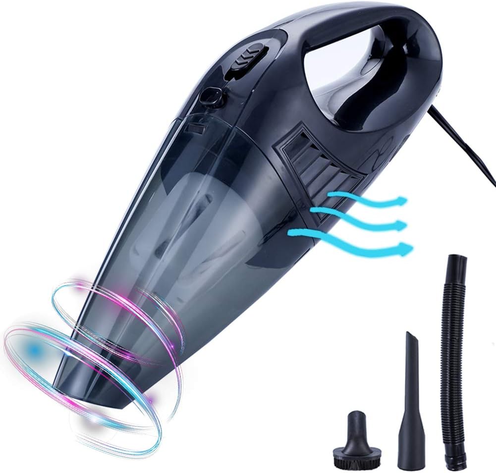 Boncaca Car Vacuum Accessories Car Essentials Hotor Car Vacuum Cleaner