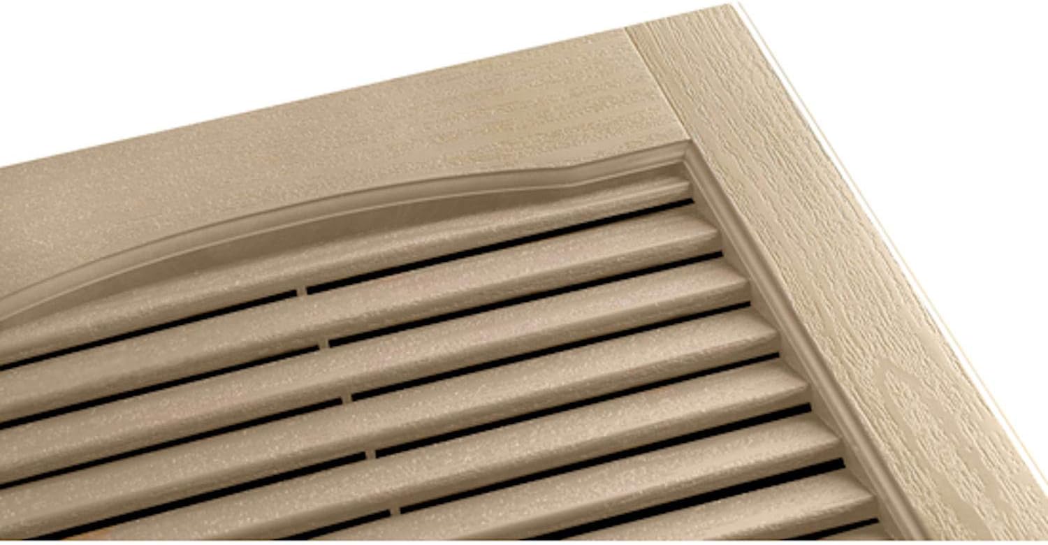Polaris PSVBL15X55CH Homeside Open Louver Vinyl Shutters (1 Pair) 141