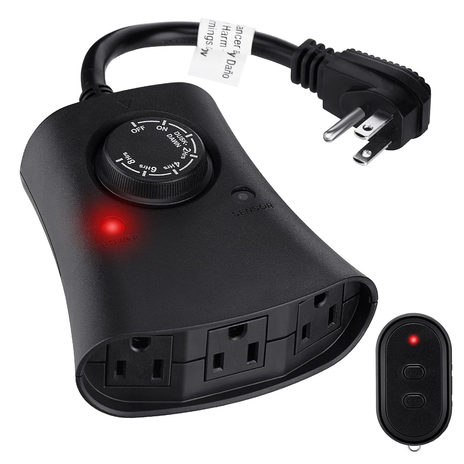 Generic Lights Timer Outdoor, Dusk to Dawn Outlet Timer Switch with