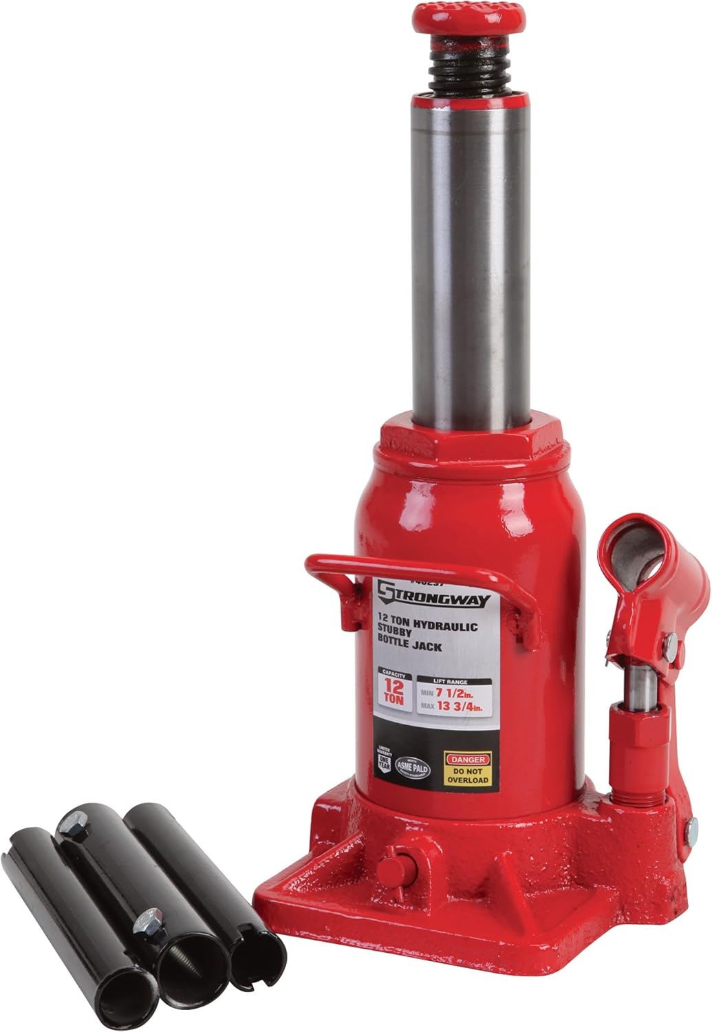 Strongway 12Ton Stubby Hydraulic Bottle Jack