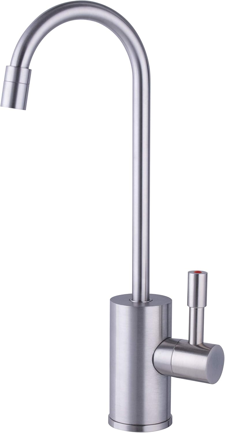 Ready Hot RHF570BN Single Lever Faucet for Hot Water Only, Brushed Nickel Finish