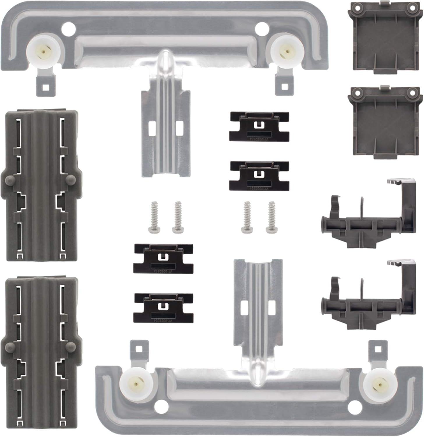 Sikawai W10712395 Dishwasher Rack Adjuster Metal Kit for Kenmore