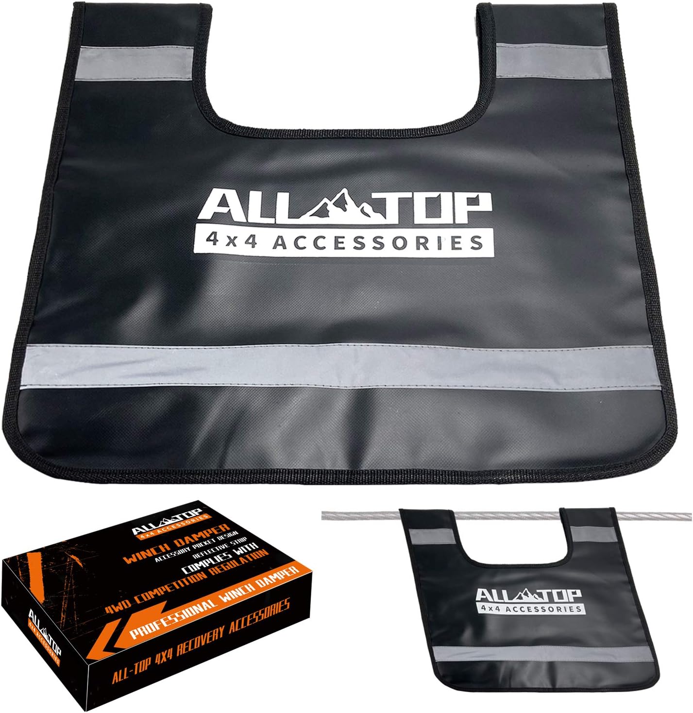 ALLTOP Winch Damper, Winch Cable Damper, Safety Recovery Dampener