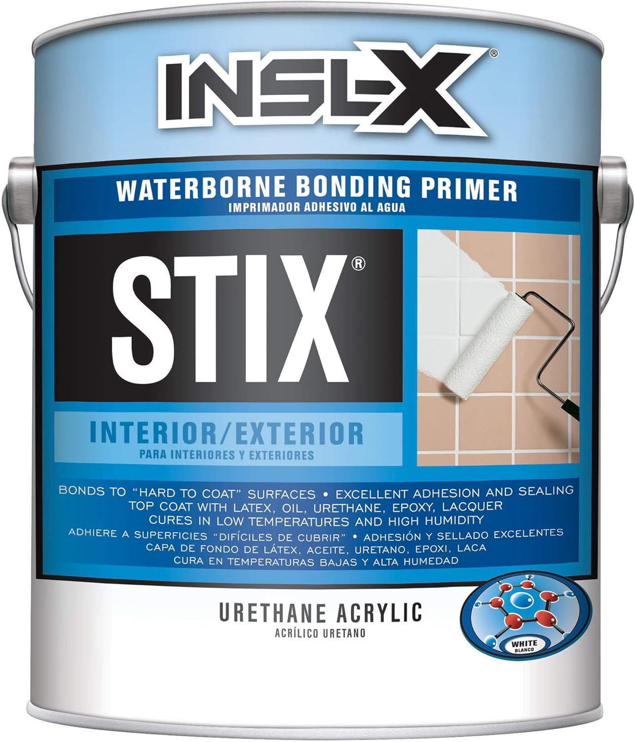 Benjamin Moore & Co. INSLX SXA11009A01 Stix Acrylic Waterborne Bonding Primer, 1 Gallon, White
